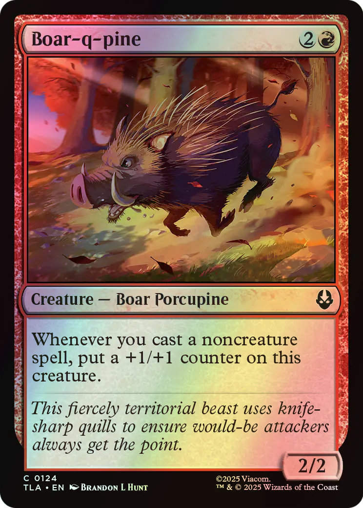 Boar-q-pine (TLA) #124 [EN/F] s/o