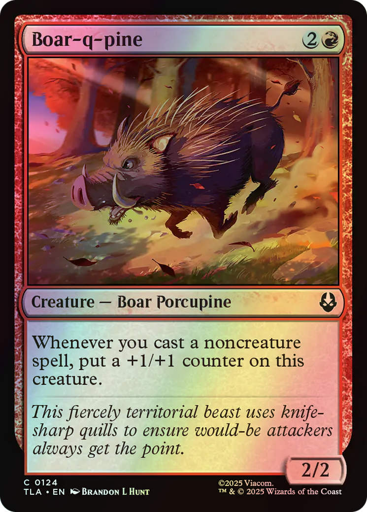 Boar-q-pine (TLA) #124 [EN/F] s/o