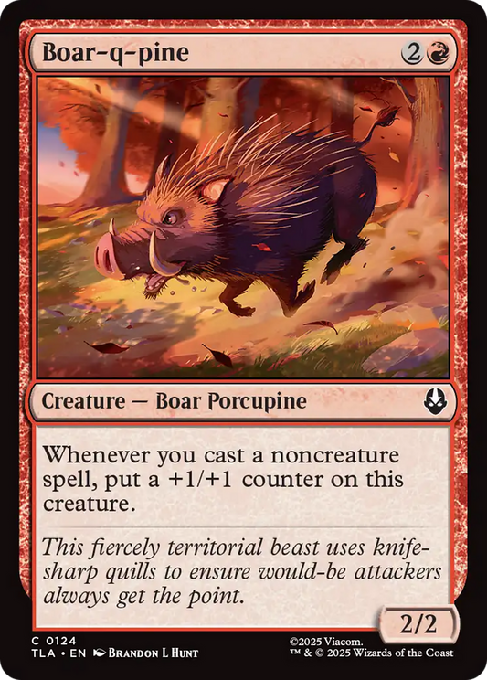 Boar-q-pine (TLA) #124 [EN/N]