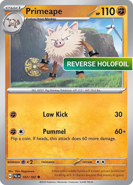 Primeape (PAL) #107 [EN/R] s/o