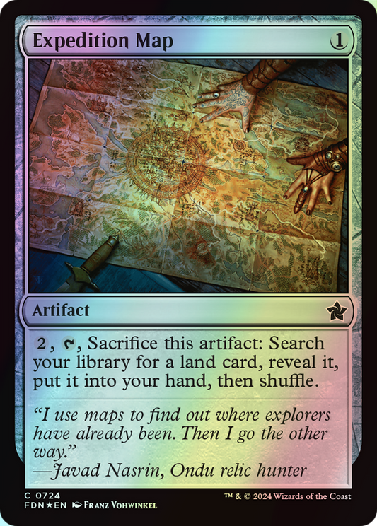 Expedition Map (FDN) #724 [EN/F] s/o