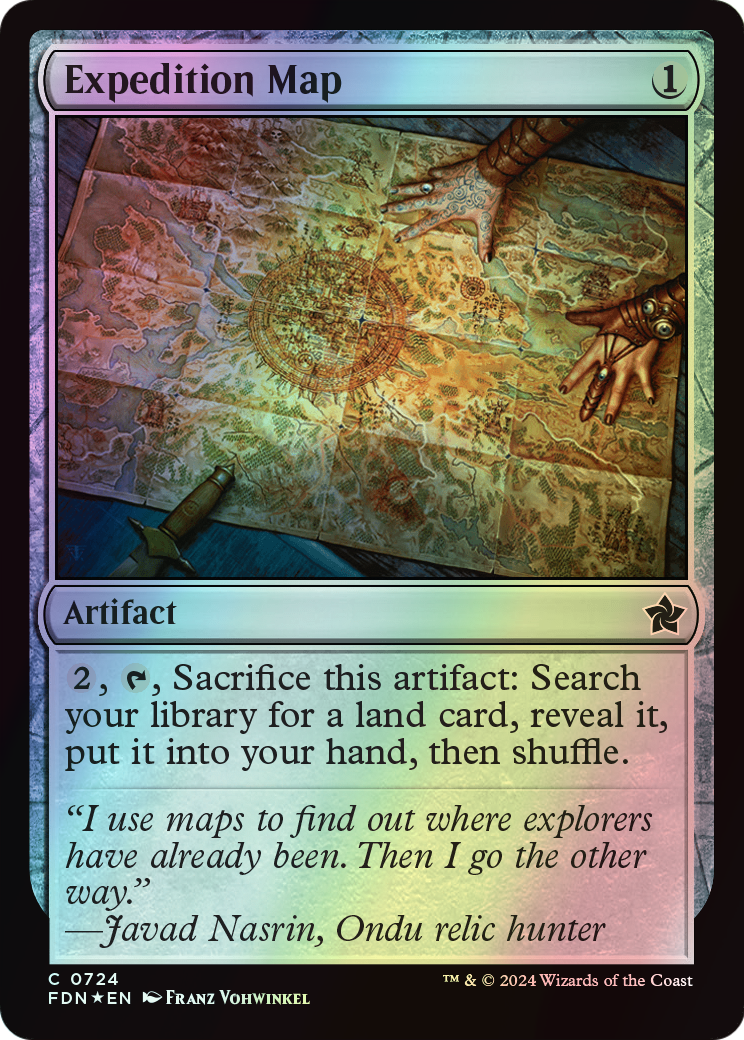 Expedition Map (FDN) #724 [EN/F] s/o