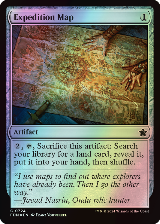 Expedition Map (FDN) #724 [EN/F] s/o