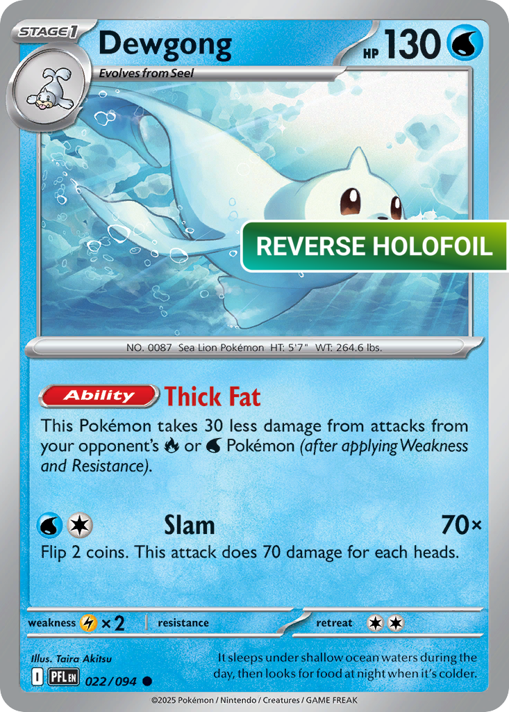 Dewgong (PFL) #22 [EN/R]