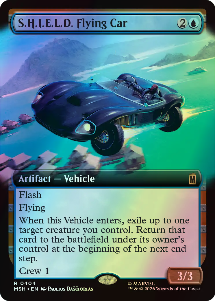 S.H.I.E.L.D. Flying Car (MSH) #404 [EN/F]