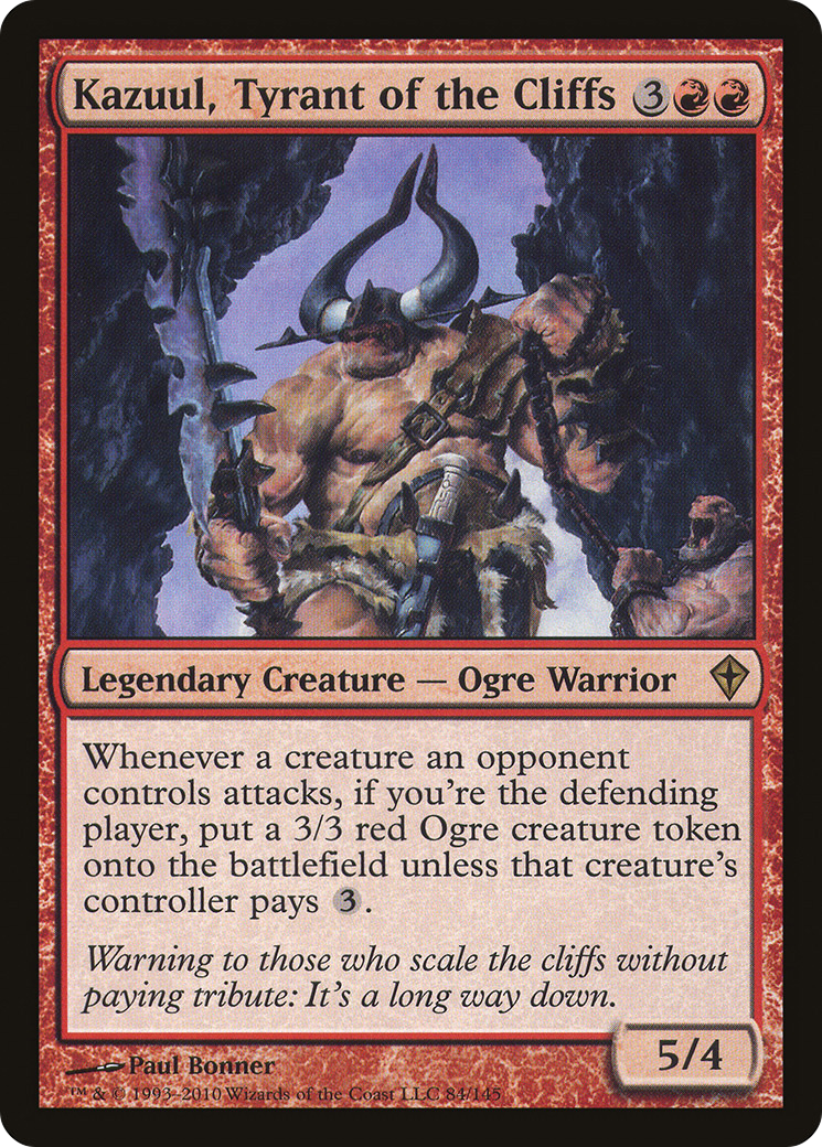 Kazuul, Tyrant of the Cliffs (WWK) #84 [EN/N]