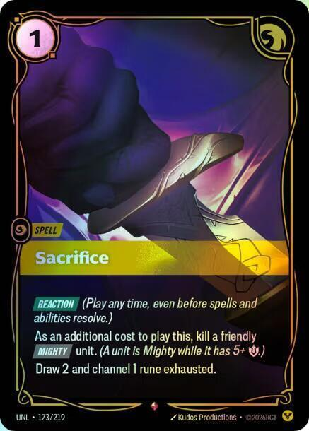 Sacrifice (UNL) #173 [EN/F] s/o