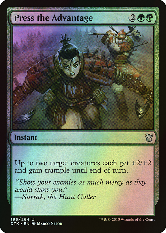 Press the Advantage (DTK) #196 [EN/F]