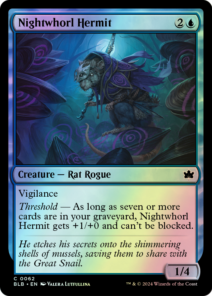 Nightwhorl Hermit (BLB) #62 [EN/F]