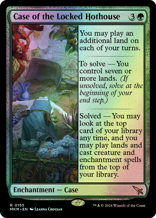 Case of the Locked Hothouse (MKM) #155 [EN/F]