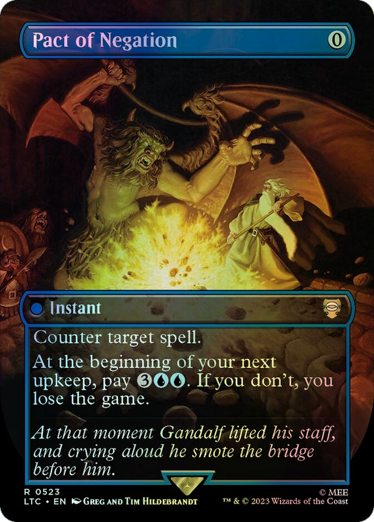 Pact of Negation - Silver Foil (LTC) #523 [EN/F] s/o