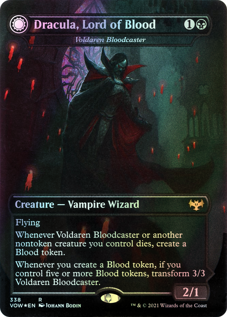 Voldaren Bloodcaster // Bloodbat Summoner (VOW) #338 [EN/F]