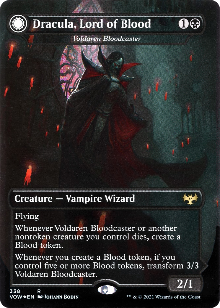 Voldaren Bloodcaster // Bloodbat Summoner (VOW) #338 [EN/N]