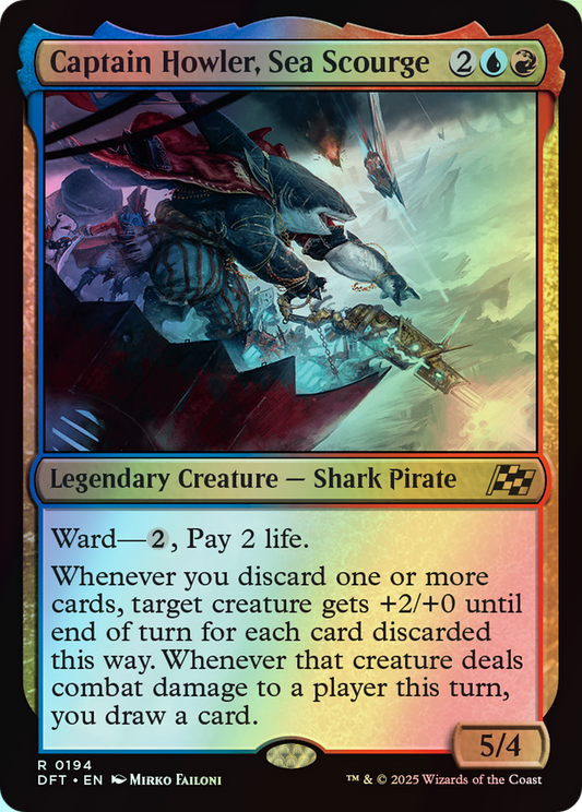 Captain Howler, Sea Scourge (DFT) #194 [EN/F] s/o