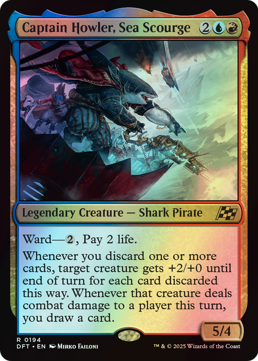 Captain Howler, Sea Scourge (DFT) #194 [EN/F] s/o