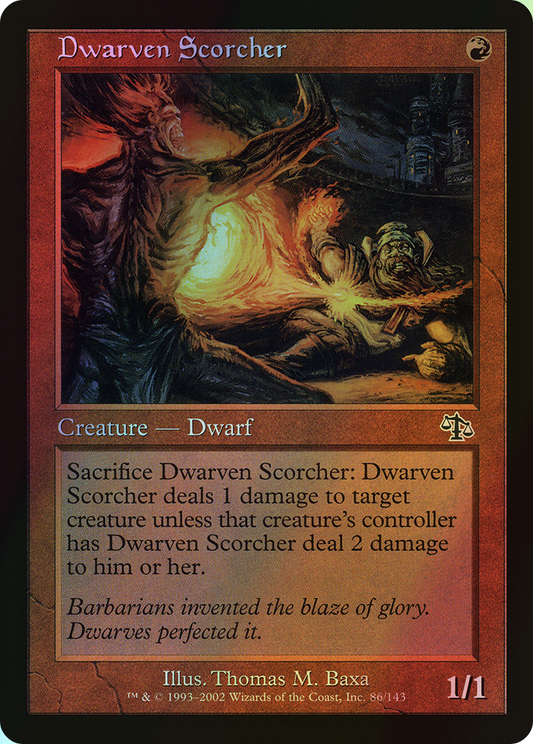 Dwarven Scorcher (JUD) #86 [EN/F] s/o