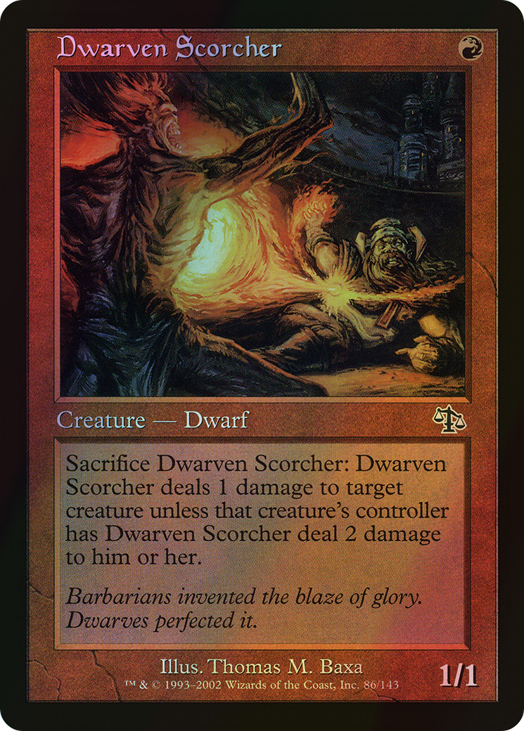 Dwarven Scorcher (JUD) #86 [EN/F] s/o