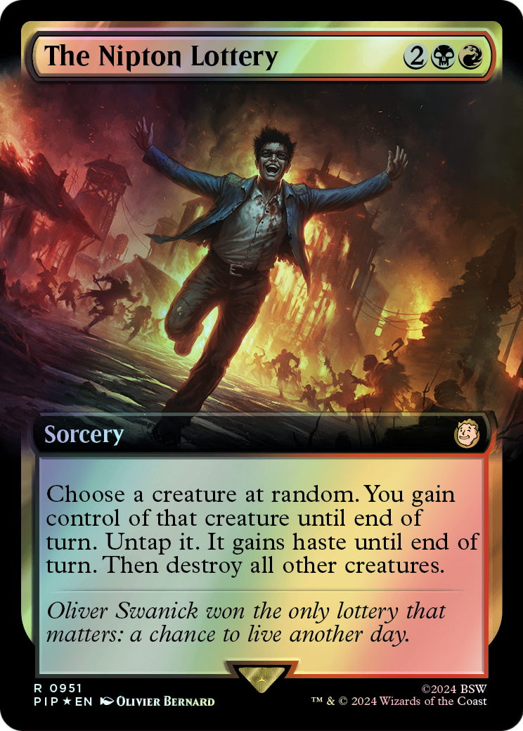 The Nipton Lottery - Surge Foil (PIP) #951 [EN/F]