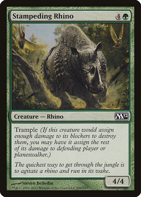 Stampeding Rhino (M12) #196 [EN/N]