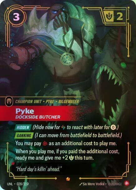 Pyke, Dockside Butcher (UNL) #028 [EN/F]