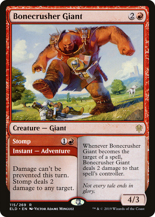 Bonecrusher Giant // Stomp (ELD) #115 [EN/N] s/o