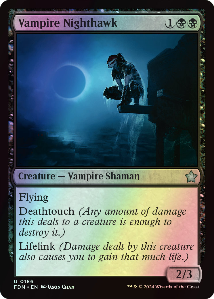 Vampire Nighthawk (FDN) #186 [EN/F] s/o