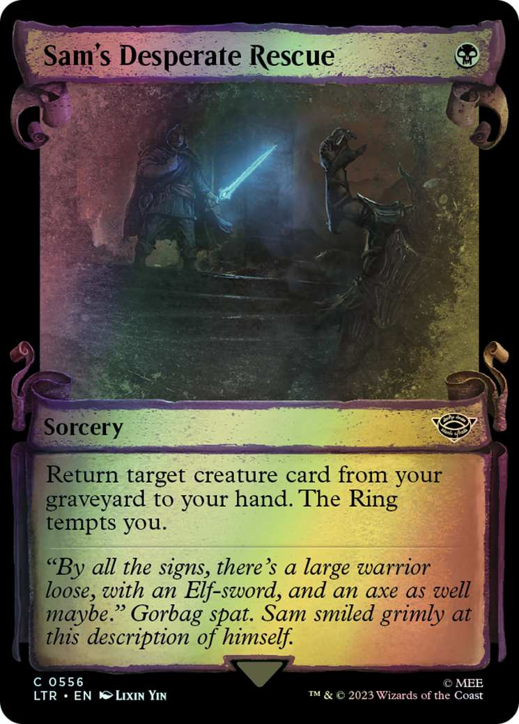 Sam's Desperate Rescue - Silver Foil (LTR) #556 [EN/F] s/o