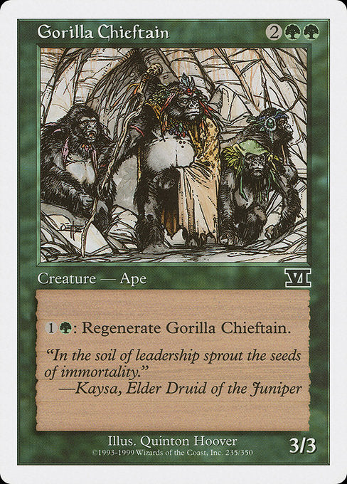 Gorilla Chieftain (6ED) #235 [EN/N]