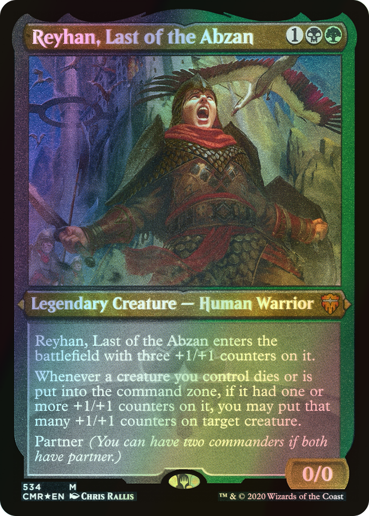 Reyhan, Last of the Abzan (CMR) #534 [EN/E]