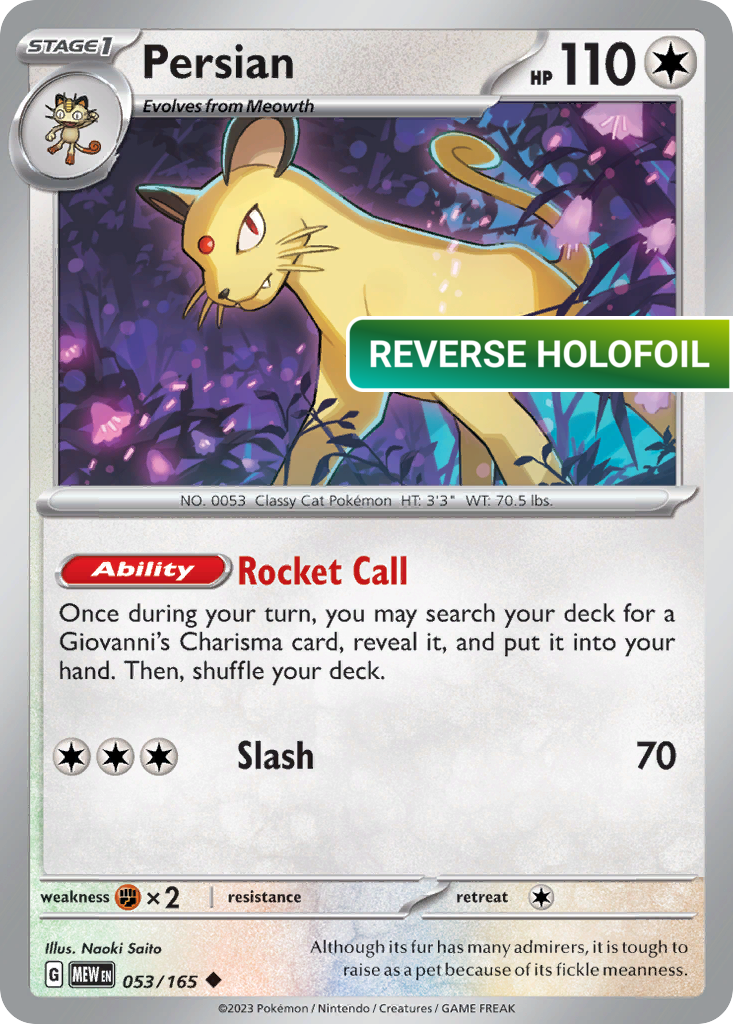 Persian (MEW) #053 [EN/R] s/o