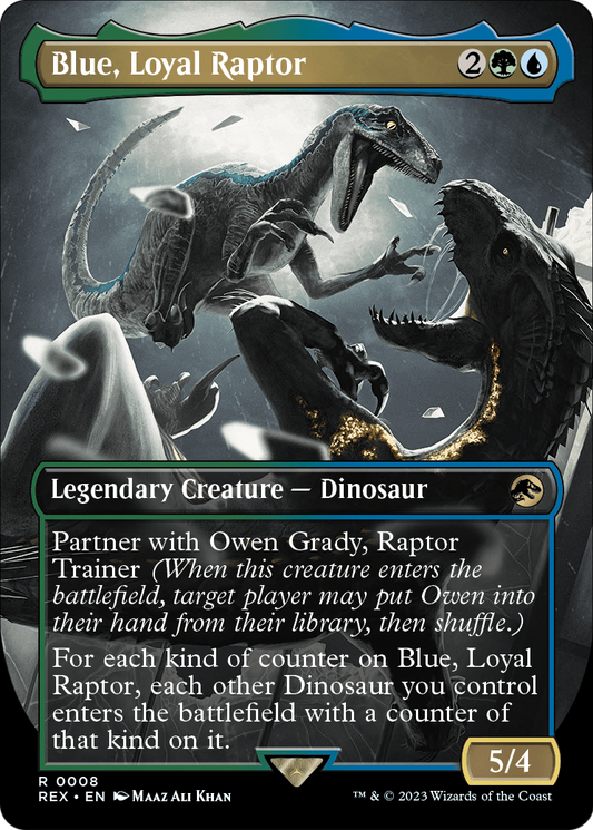 Blue, Loyal Raptor (REX) #8 [EN/N]