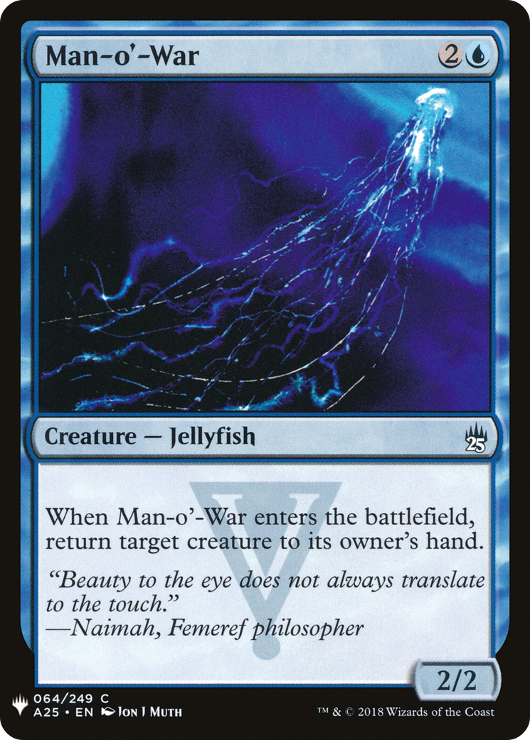 Man-o'-War (PLST) #A25-64 [EN/N] s/o