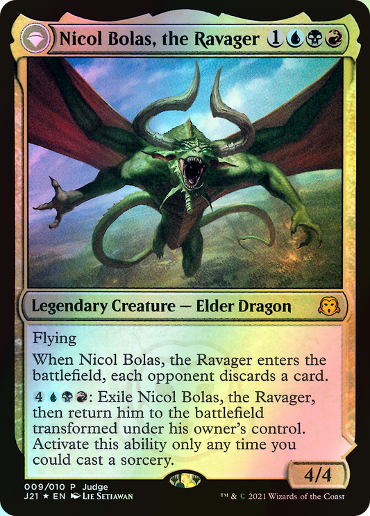Nicol Bolas, the Ravager // Nicol Bolas, the Arisen (PJ21) #9 [EN/F]