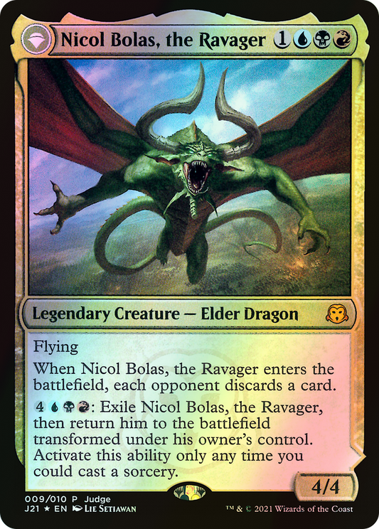 Nicol Bolas, the Ravager // Nicol Bolas, the Arisen (PJ21) #9 [EN/F]