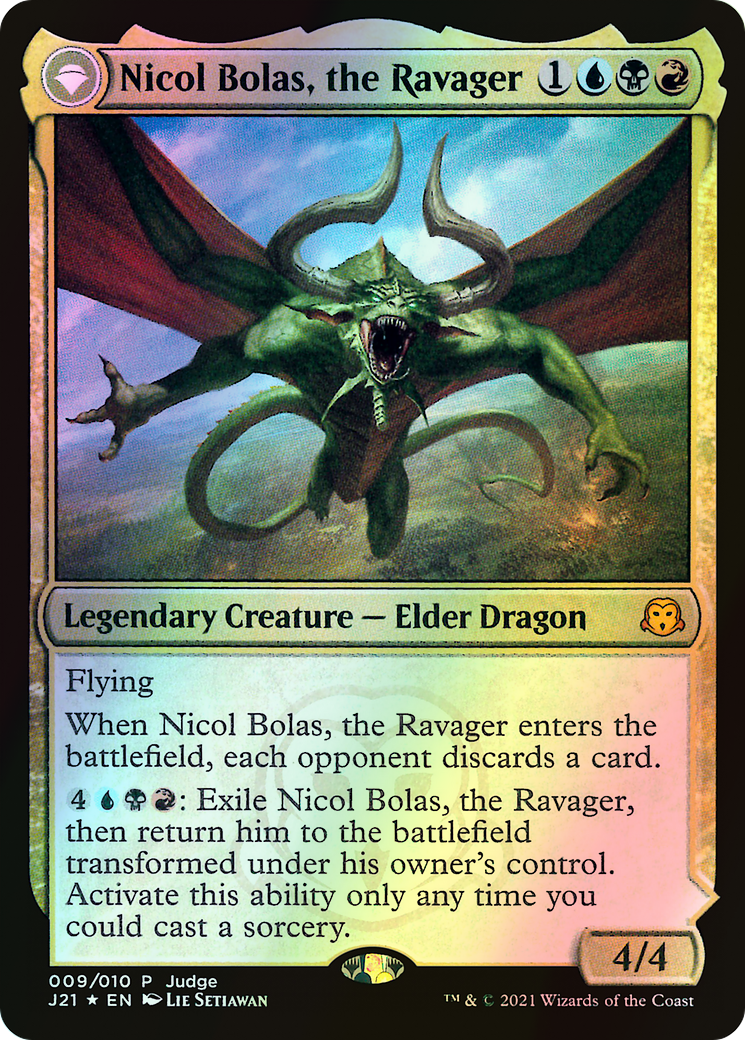 Nicol Bolas, the Ravager // Nicol Bolas, the Arisen (PJ21) #9 [EN/F]