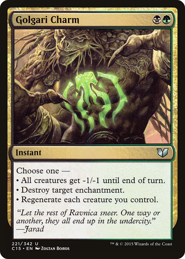 Golgari Charm (C15) #221 [EN/N]