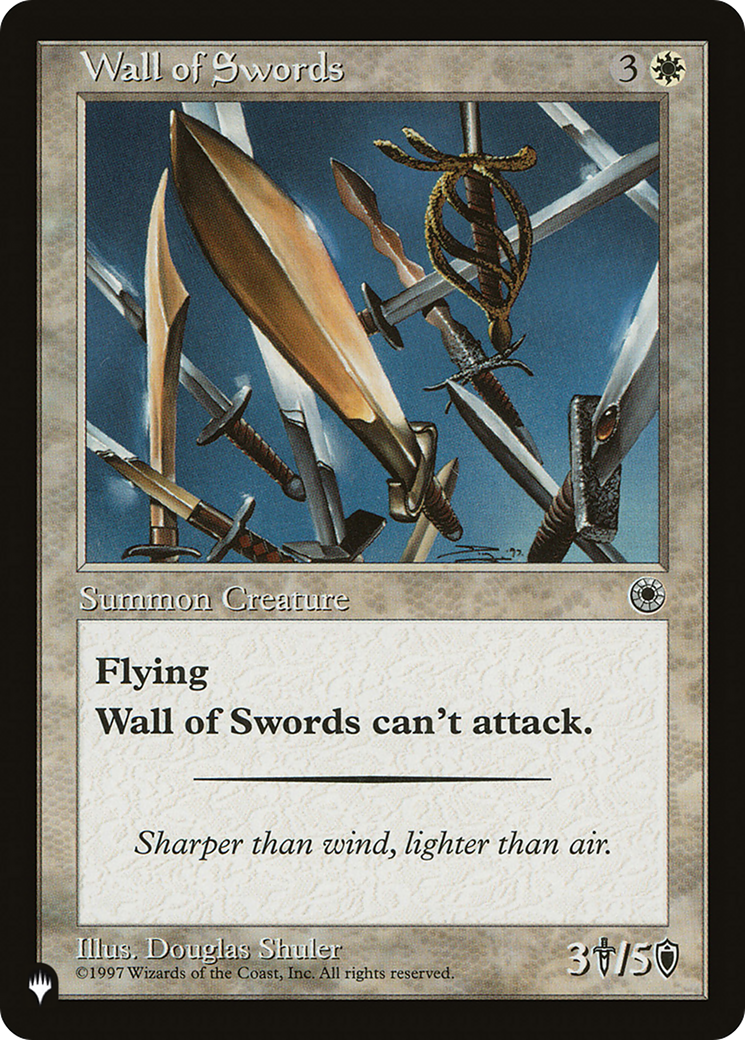 Wall of Swords (PLST) #POR-37 [EN/N]