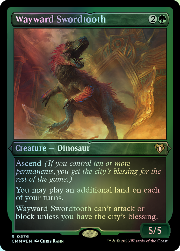 Wayward Swordtooth (CMM) #576 [EN/E] s/o