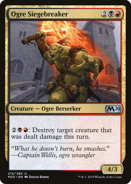 Ogre Siegebreaker (M20) #215 [EN/N]