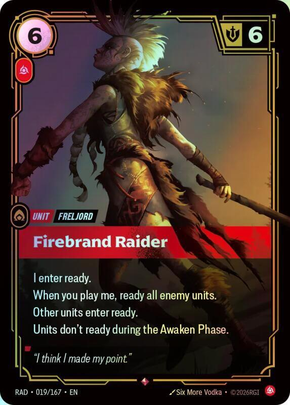 Firebrand Raider (RAD) #019 [EN/F]