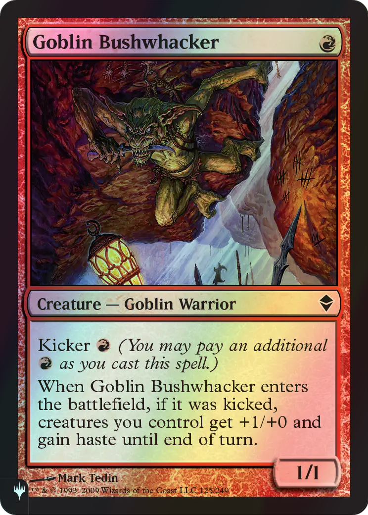 Goblin Bushwhacker (PLST) #ZEN-125 [EN/F]