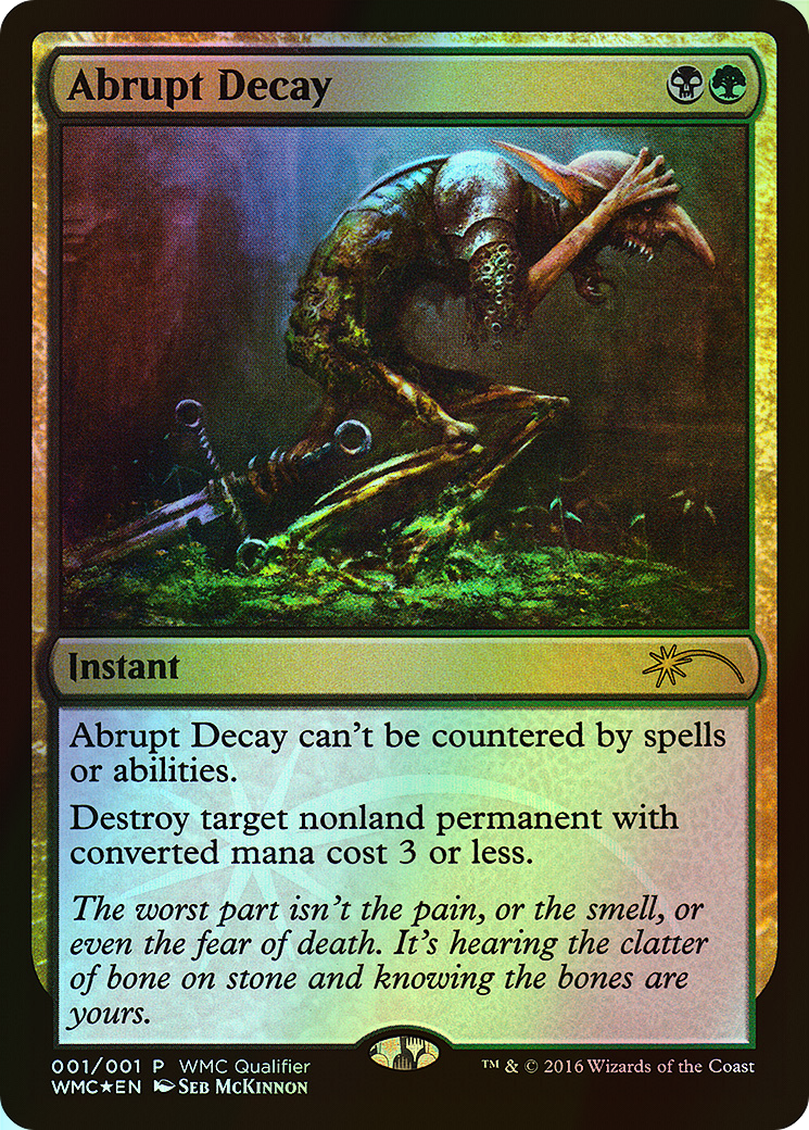 Abrupt Decay (WMC) #2016 [EN/F]