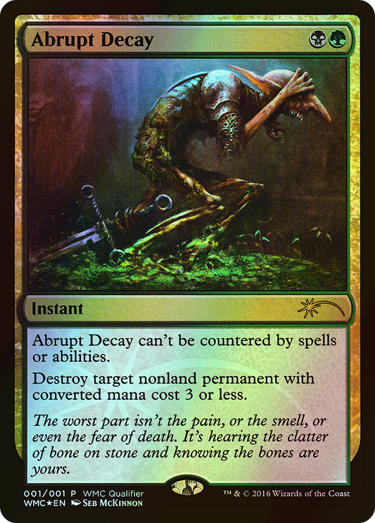 Abrupt Decay (WMC) #2016 [EN/F]