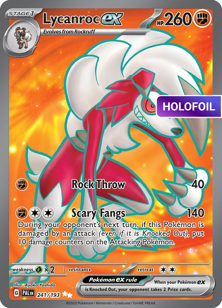 Lycanroc ex (PAL) #241 [EN/H]