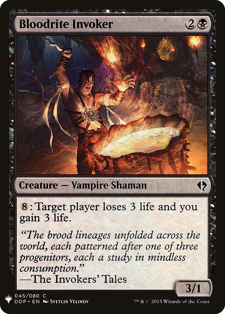 Bloodrite Invoker (PLST) #DDP-45 [EN/N]