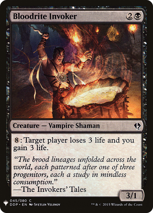 Bloodrite Invoker (PLST) #DDP-45 [EN/N]