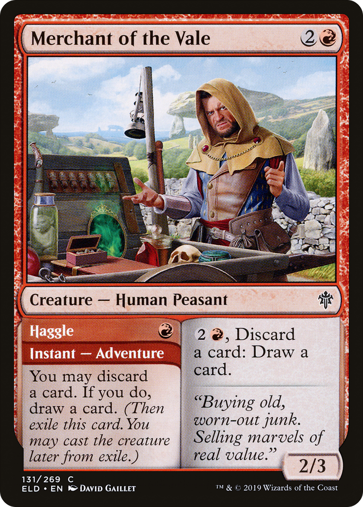 Merchant of the Vale // Haggle (ELD) #131 [EN/N]