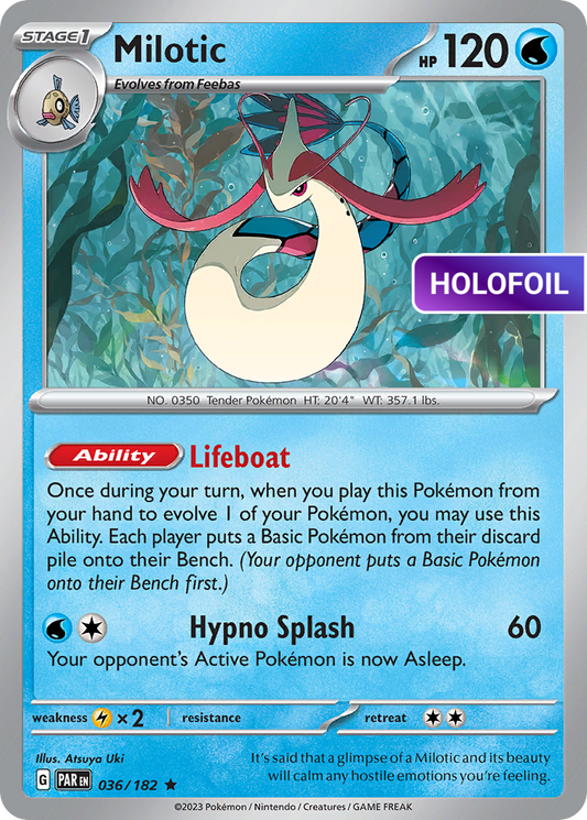 Milotic (PAR) #036 [EN/H] s/o