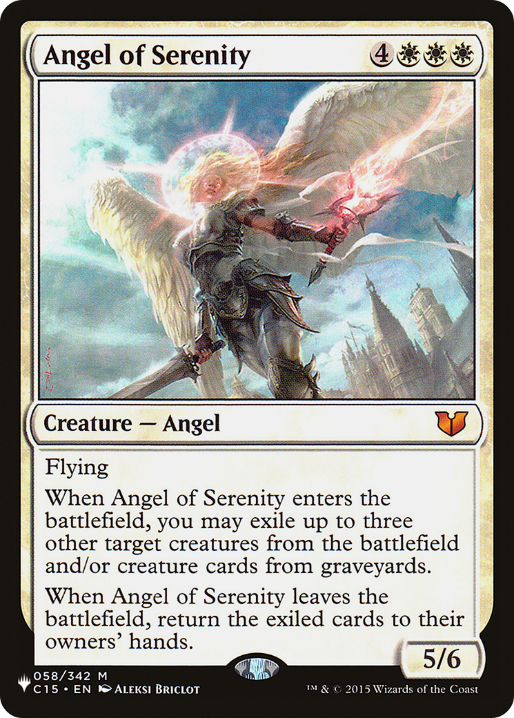 Angel of Serenity (PLST) #C15-58 [EN/N]