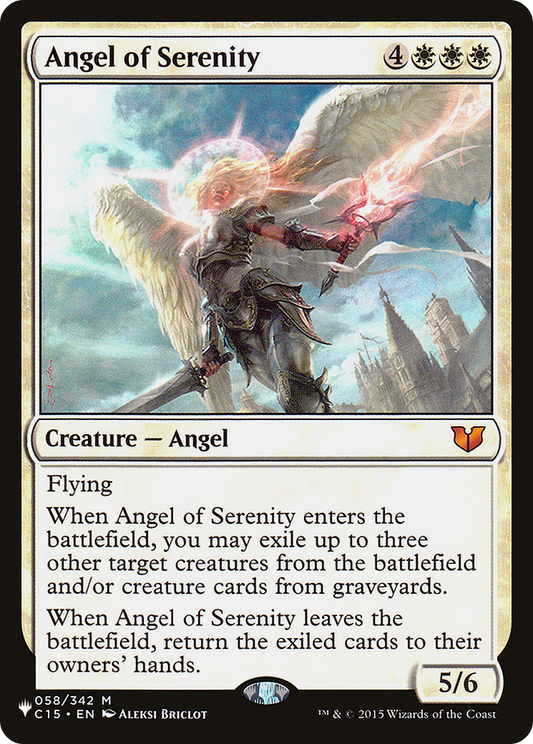 Angel of Serenity (PLST) #C15-58 [EN/N]